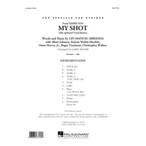 My Shot (from Hamilton) (arr. Larry Moore) - Conductor Score (Full Score)